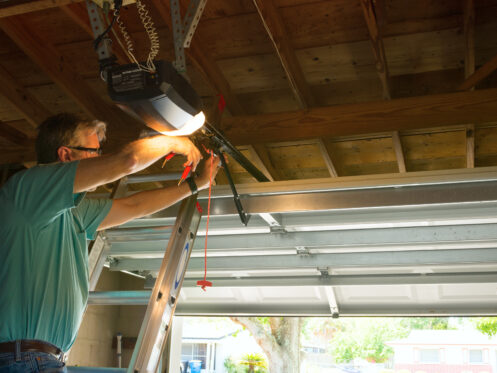 Garage door installation in Colleyville, TX